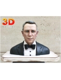 Busto 3d personalizado tamao natural
