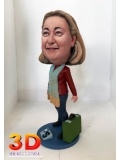 Mujer maleta 30 cm