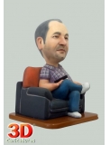 Tio sentado sillón 30cm